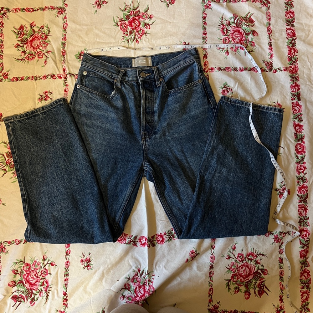 Everlane 90s Rigid Way High Jeans in Medium Blue, 26 regular